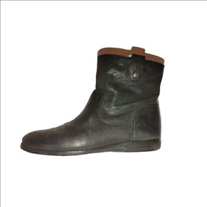 Arturo Chaing Leather Moto Boots Size 8